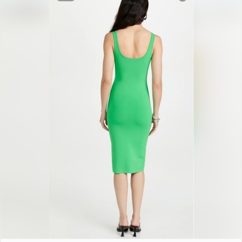 alice + olivia darian green midi dress Size Meduim - Picture 8 of 16